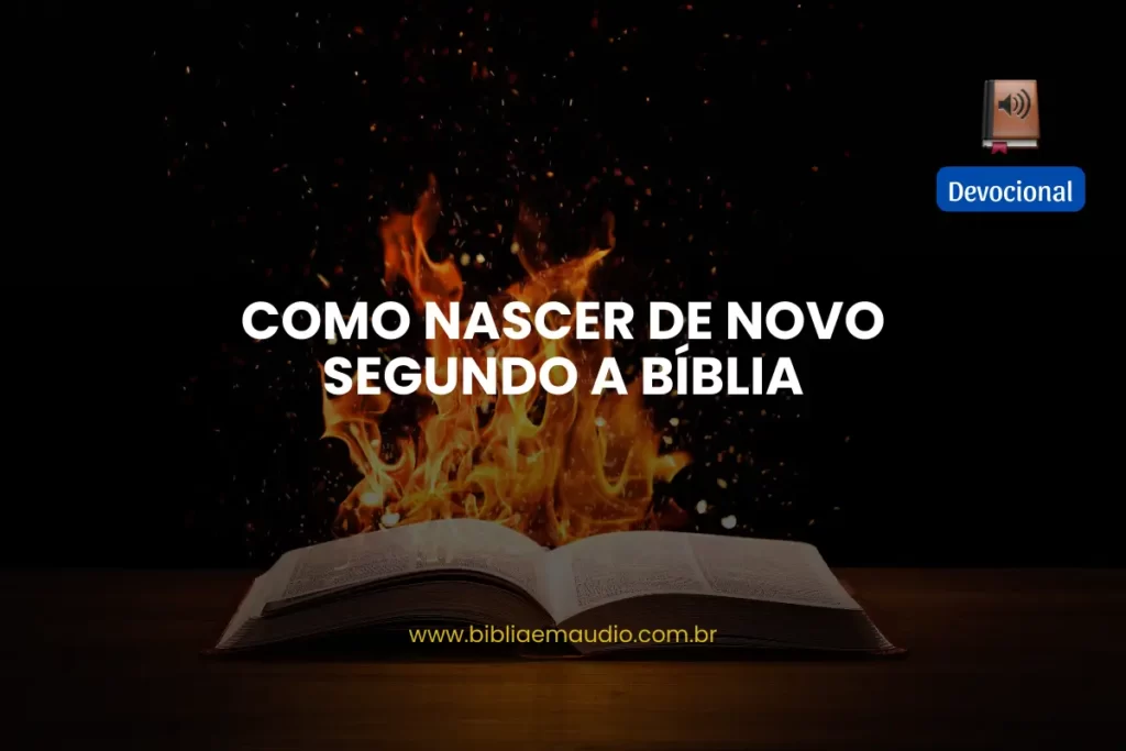 biblia em audio? como nascer de novo segundo a biblia