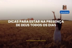 dicas para fazer seu devocional diário