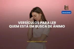 versiculos para ler busca animo
